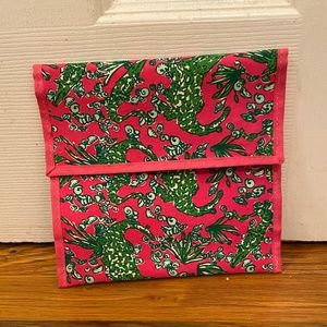 Lilly Pulitzer Pink Alligator Bag